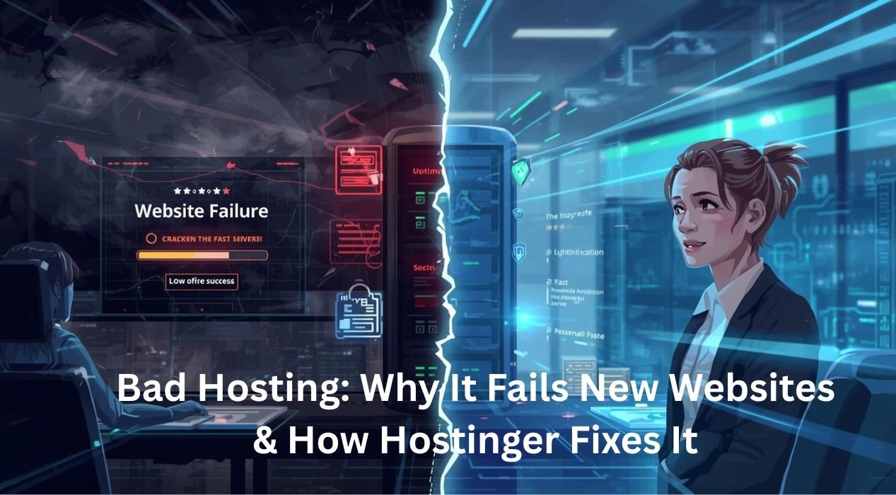 Bad Hosting: Why It Fails New Websites & How Hostinger Fixes It